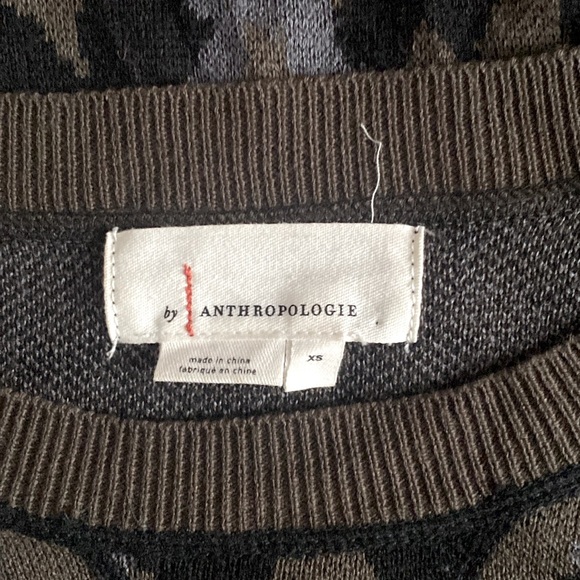 ANTHROPOLOGIE | Women’s Ethan Camo Print Sweater Size XE - Picture 9 of 10